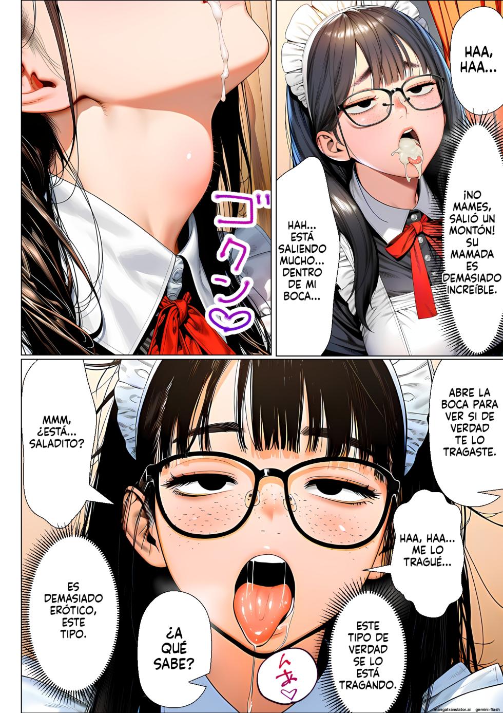 [Yoakubi Shotai] Batsu Game de Jimi Busu ni Kokuhaku Shitra Haramasechatte Kekkon Suru Koto ni Natta [Spanish] [MTL] [AI Generated] - Page 25