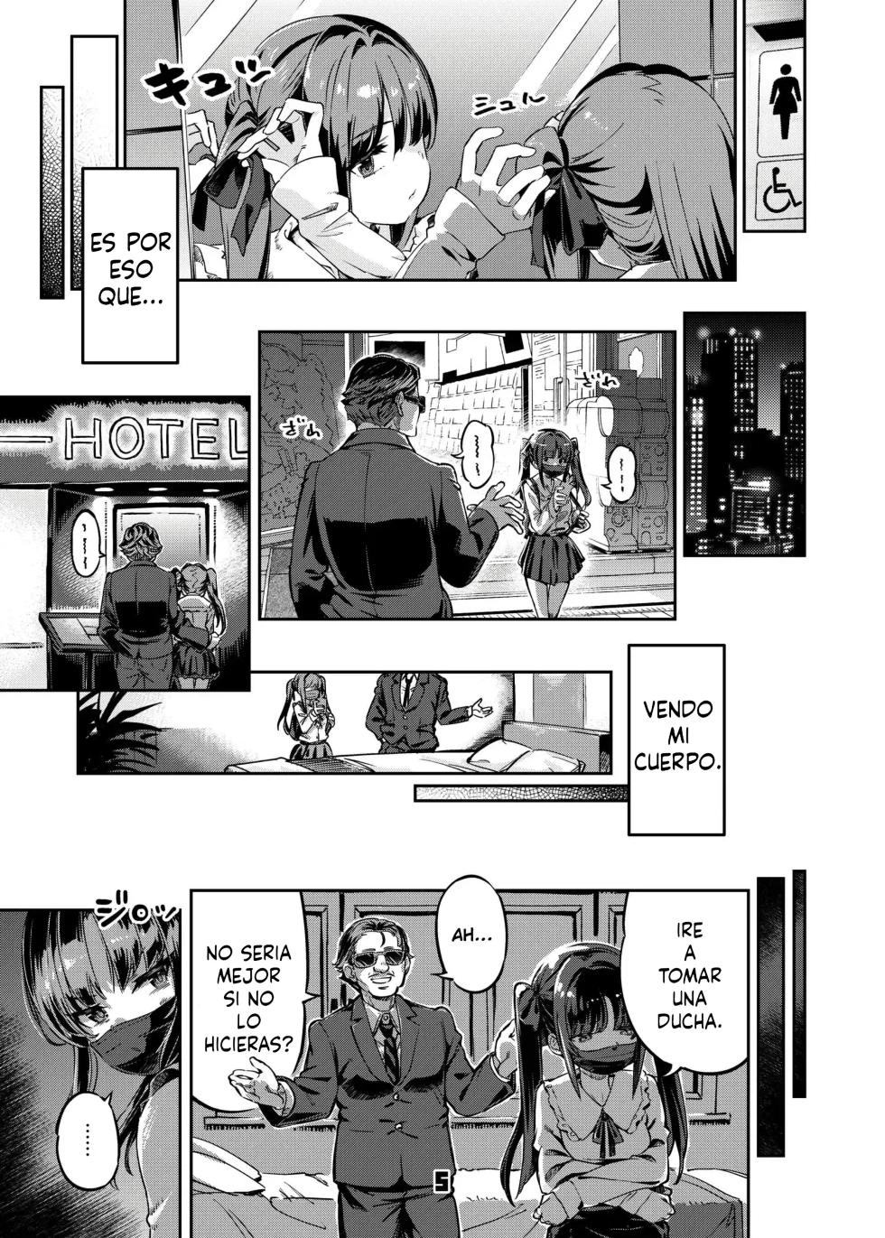 [Zombie to Yukaina Nakamatachi (Super Zombie)] P-katsu Joshi Maita Sono Baai Episode 1｜El Caso de Mai, La Chica que se Vende con Sugar Daddies Episodio 1 [Spanish] [Recolectando Ando XD] [Digital] - Page 4