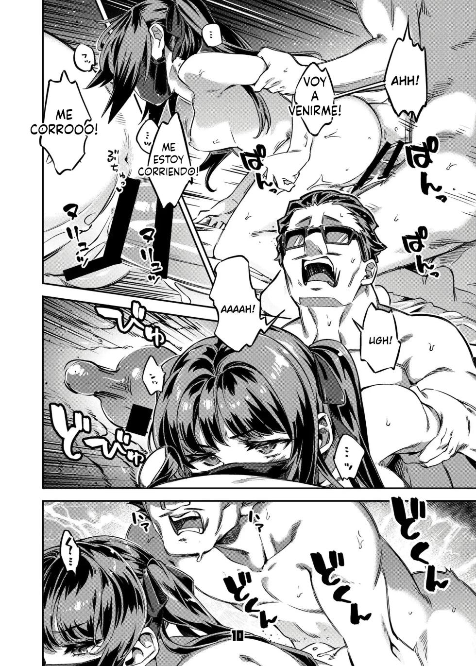 [Zombie to Yukaina Nakamatachi (Super Zombie)] P-katsu Joshi Maita Sono Baai Episode 1｜El Caso de Mai, La Chica que se Vende con Sugar Daddies Episodio 1 [Spanish] [Recolectando Ando XD] [Digital] - Page 9