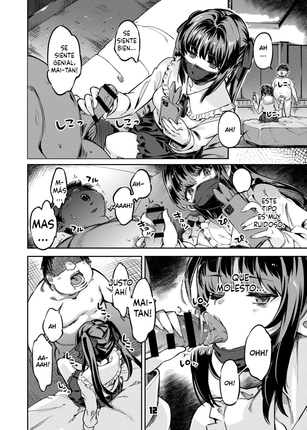 [Zombie to Yukaina Nakamatachi (Super Zombie)] P-katsu Joshi Maita Sono Baai Episode 1｜El Caso de Mai, La Chica que se Vende con Sugar Daddies Episodio 1 [Spanish] [Recolectando Ando XD] [Digital] - Page 11