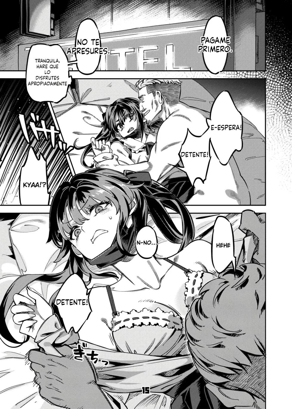 [Zombie to Yukaina Nakamatachi (Super Zombie)] P-katsu Joshi Maita Sono Baai Episode 1｜El Caso de Mai, La Chica que se Vende con Sugar Daddies Episodio 1 [Spanish] [Recolectando Ando XD] [Digital] - Page 14