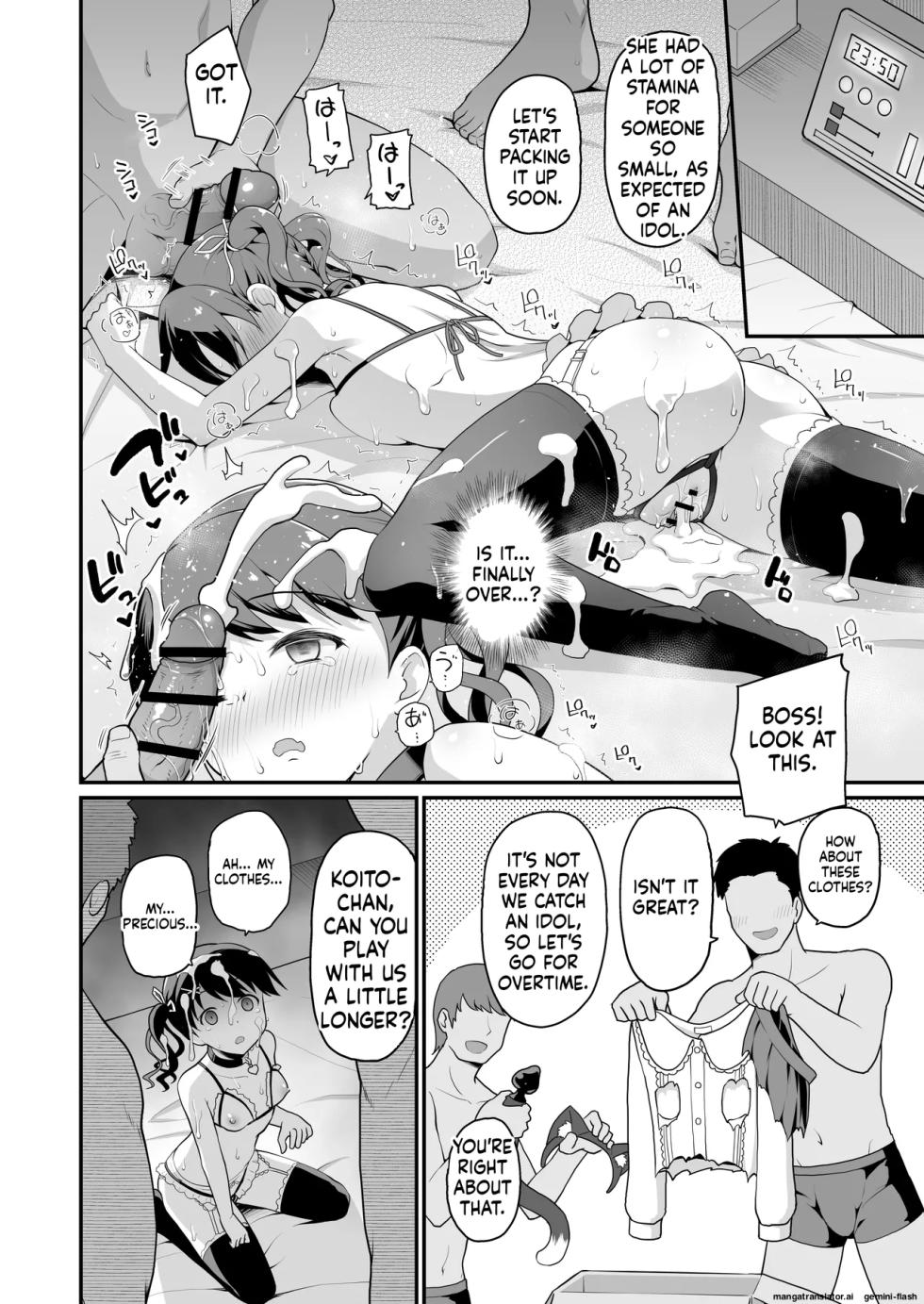 [Haniya (Hanini)] Damasareta Geneki Idol ga AV o Torarete Mama ni Sareta Hanashi (THE iDOLM@STER: Shiny Colors) [English] [MTL] - Page 20
