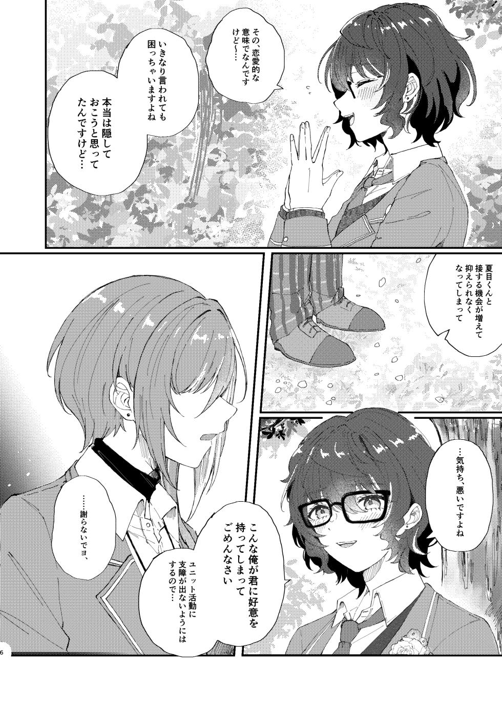 [Hoshikuzu Yuuran Hikou (Hanacha)] Iikagen ni Shite DARLING!! (Ensemble Stars!) [Digital] - Page 5