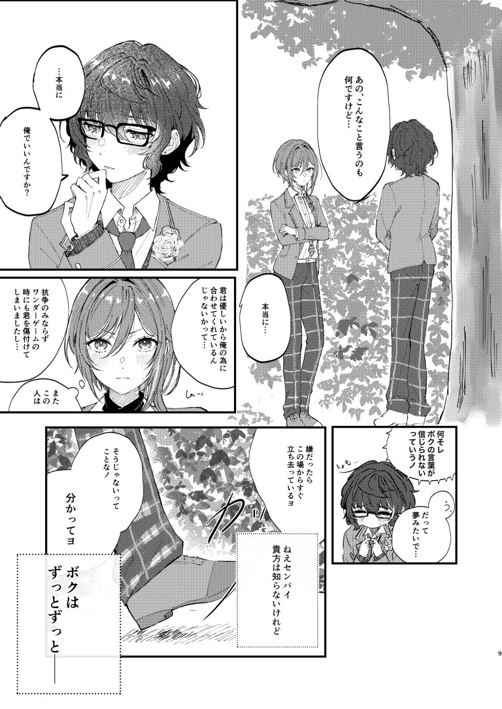 [Hoshikuzu Yuuran Hikou (Hanacha)] Iikagen ni Shite DARLING!! (Ensemble Stars!) [Digital] - Page 8