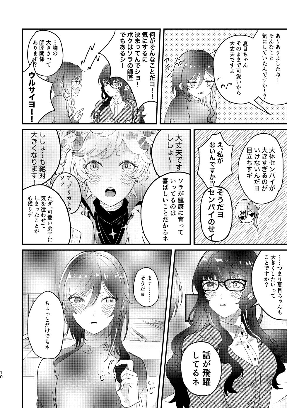 [Hoshikuzu Yuuran Hikou (Hanacha)] Ikusei Keikaku ~Gyaku-saki Natsume no Ikunyuu Hon~ (Ensemble Stars!) [Digital] - Page 8