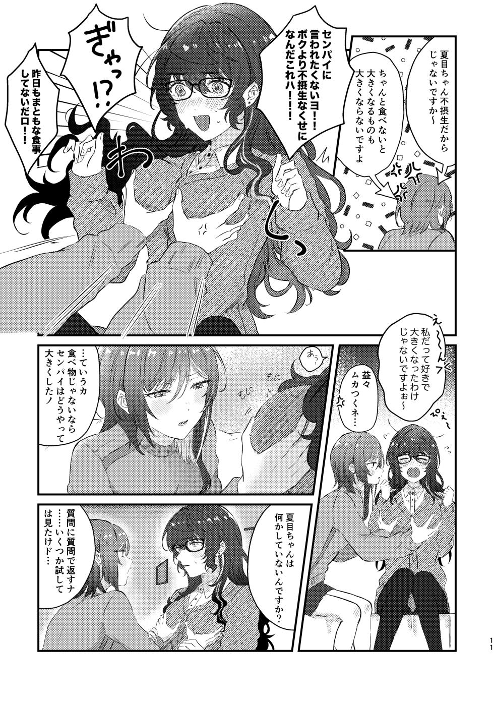[Hoshikuzu Yuuran Hikou (Hanacha)] Ikusei Keikaku ~Gyaku-saki Natsume no Ikunyuu Hon~ (Ensemble Stars!) [Digital] - Page 9
