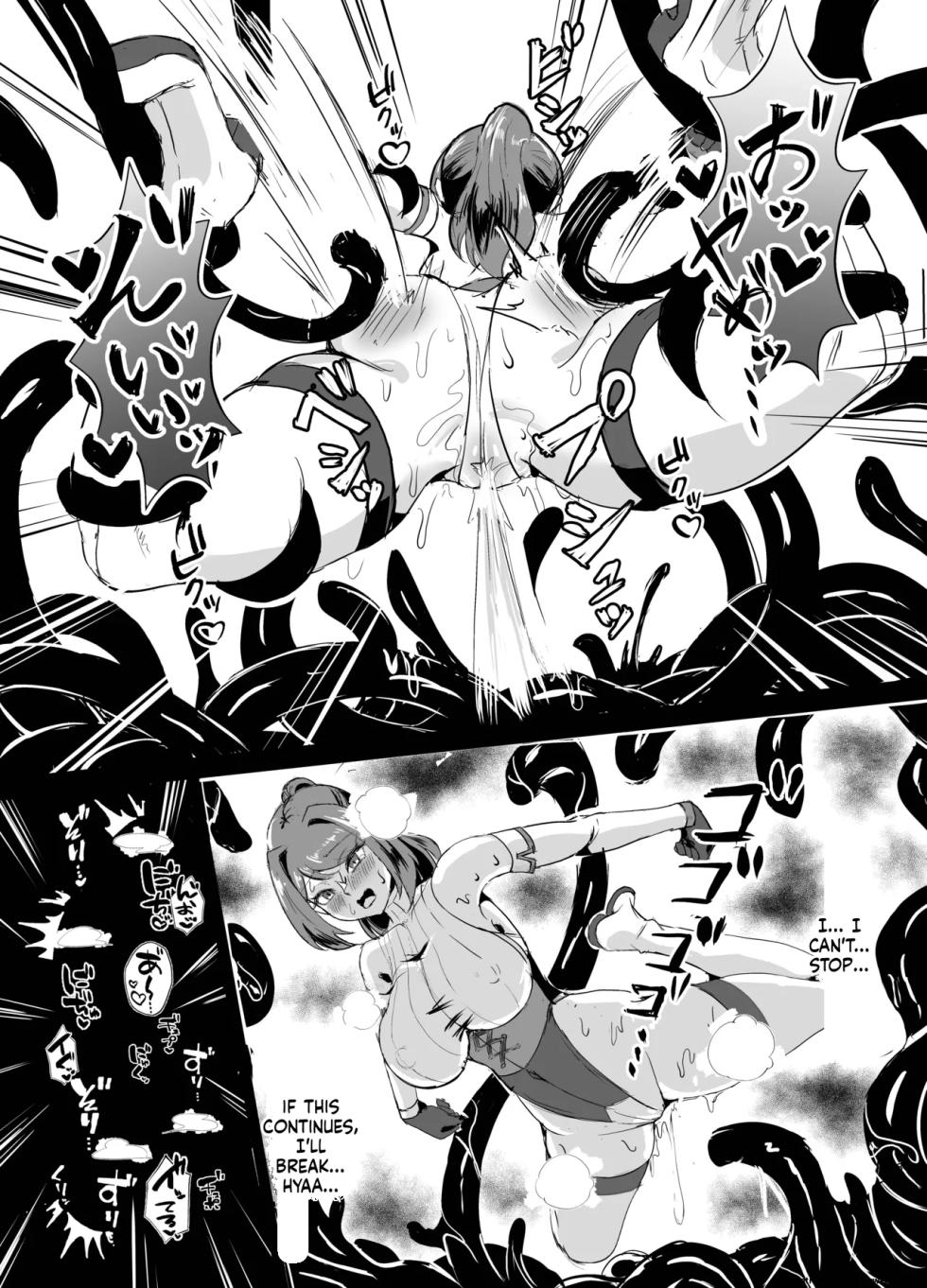 [Torigara Soup (Yotaka)] Wakate Elite na Seijo Kishi-sama, Kyouaku Shokushu ni Shiborareru ~Mugen ni Ikasare Buzama Haiboku Maryokujiru Tarenagashi Genkai Energy Drain Hen~ (SCANMTL) - Page 26