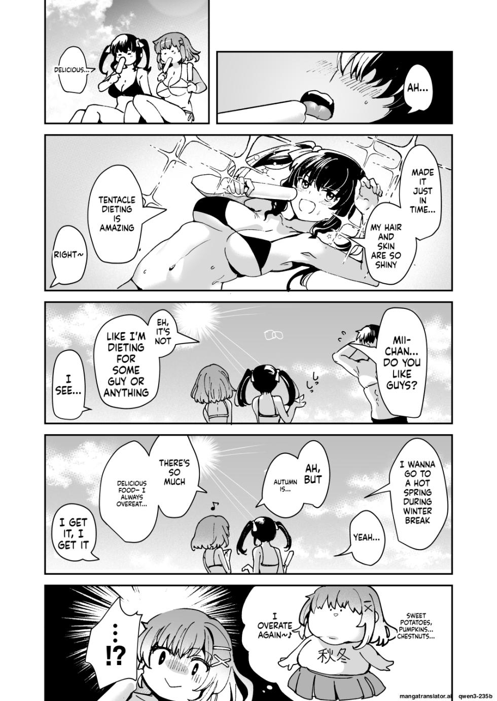 [Dodameyasan (Ruri Rarako)] Karui Kimochi de, Shokushu o Tsuuhan de Kattara Tomodachi to Issho ni Potehara Shussan Onanie suru made Dohamari Shichatta Ken (SCANMTL) - Page 35