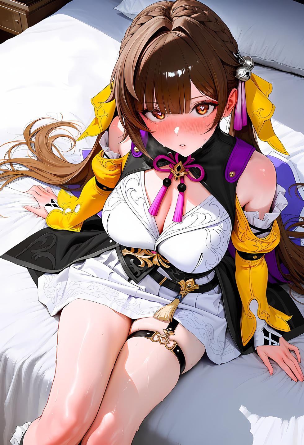 [Elizasrain]Sushang x Caelus (HSR) - Chinese Bedroom[AI GENERATED] - Page 1