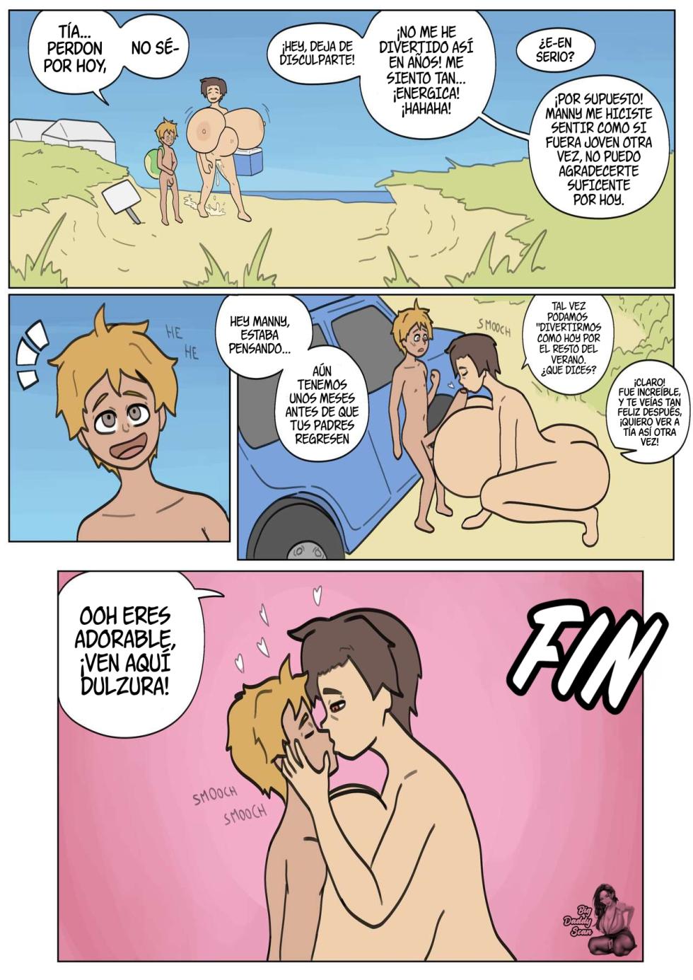 [Dizzy] Manny and Marcy's Beach Day｜Día En La Playa De Marcy Y Manny [Spanish] [BigDaddy Scan] - Page 16
