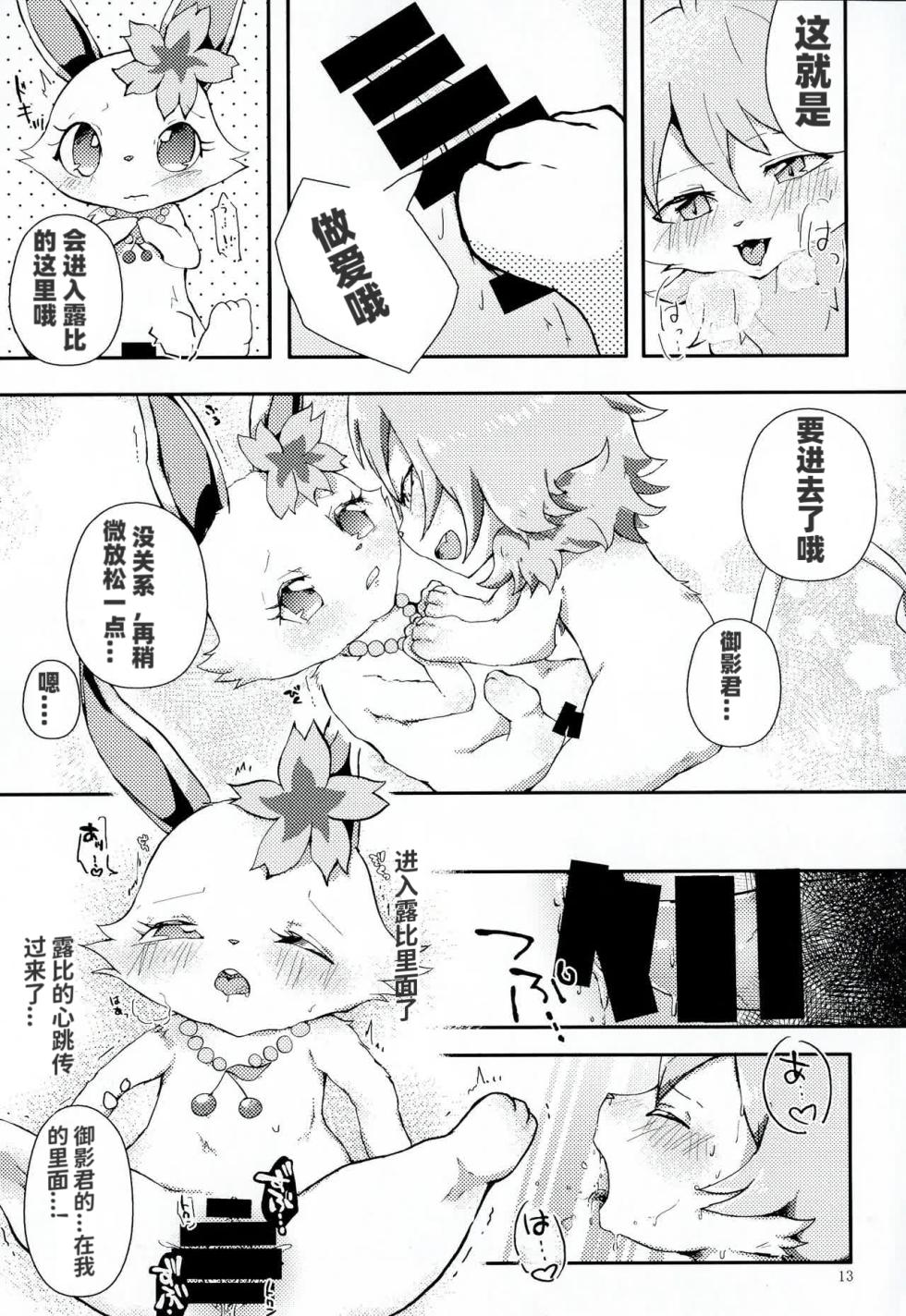 (Shinshun Kemoket 5) [Isou (Shiro)] Daisuki | 我最喜欢你了 (Jewelpet Sunshine) [Chinese] [绒心汉化组] - Page 13