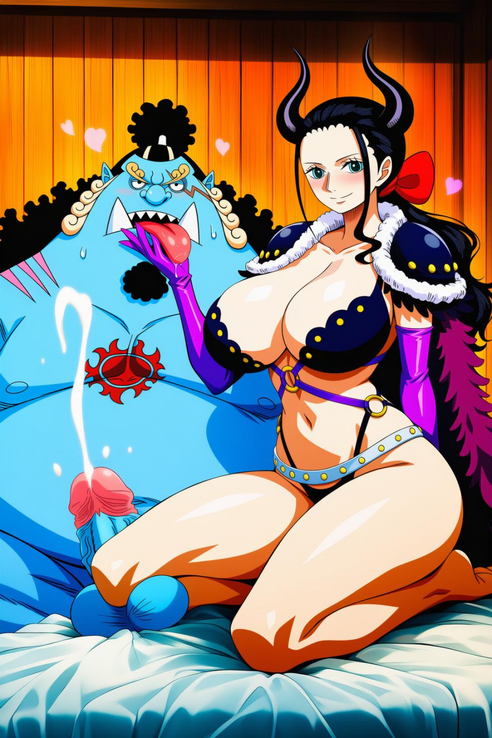 Nico Robin Pirate Beast x Jinbe [AI Generated] - Page 14