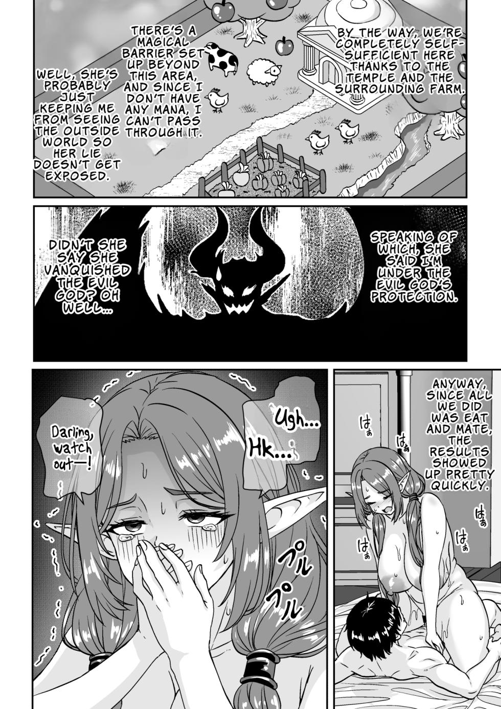 [Waribashi Kouka] Heikeisunzen no Gakeppuchi Ikiokure Jukujo Elf ni Shoukan sareta Kekka | The Result of Being Summoned by a Desperate, Unmarried Mature Elf on the Verge of Menopause [English] [LKK•Scans] - Page 33