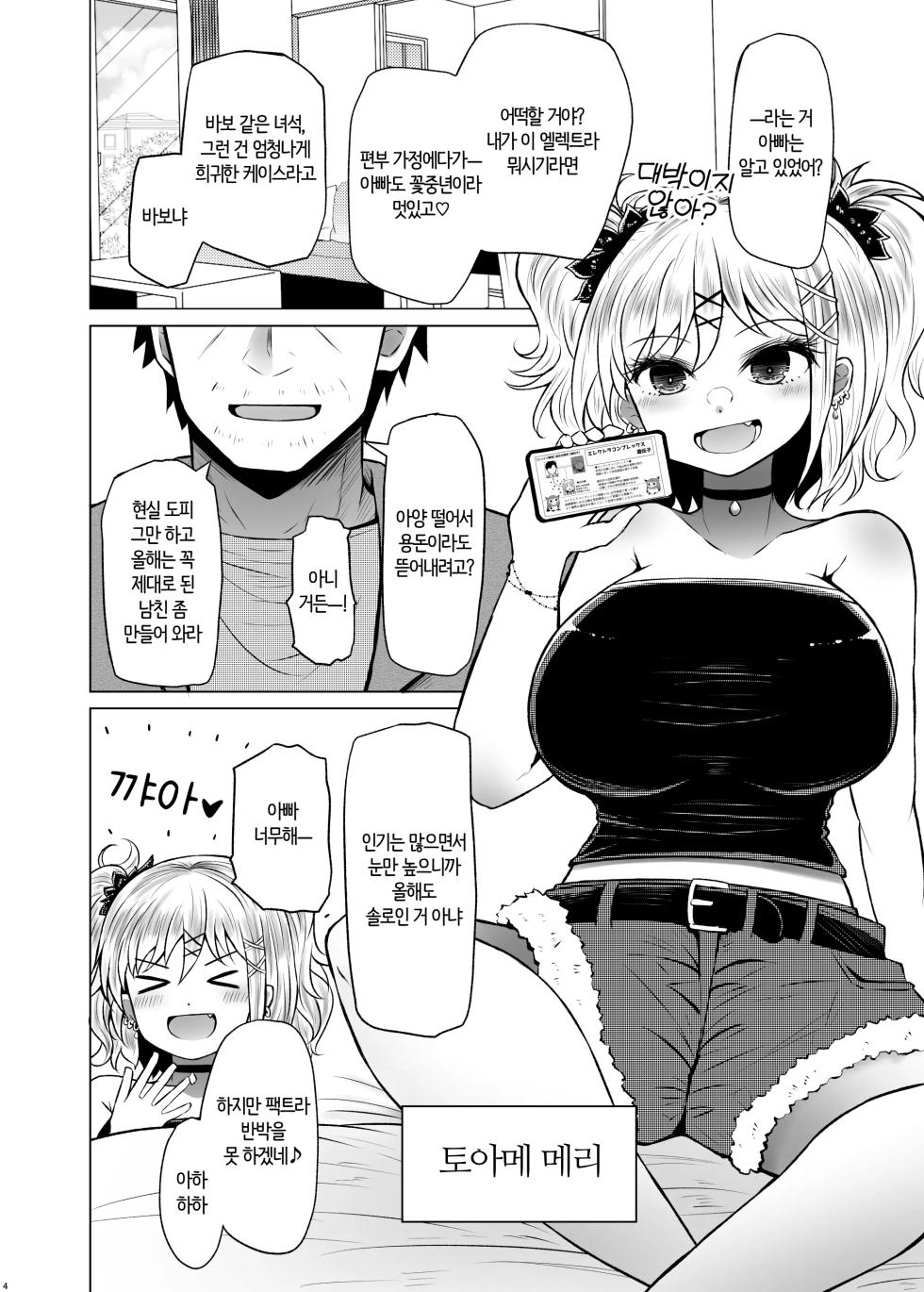 [Furafura Toxin (Arano Oki)] Idensei Shikkan no Risk ga Nai nara Papa to Kozukuri Shite mo Ii yo ne 2 | 유전성 질환의 위험이 없다면 친아빠랑 아이를 만들어도 괜찮지? 2 [Korean] [AI번역] [Digital] - Page 4