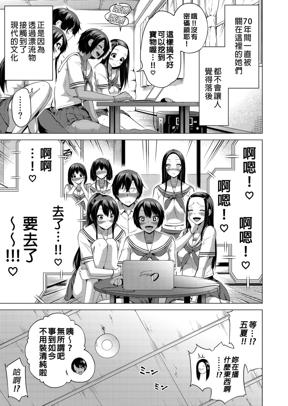 [Akatsuki Myuuto] Nanaka no Rakuen ~Inaka no Gakkou de Bishoujo Harem~ Soushuuhen Kouhen (Banka no Niwa) Jou ｜ 七夏之樂園～在鄉村學校的美少女後宮～總集篇後篇 夏末之庭(上) [Chinese] [Decensored] [Digital] - Page 9