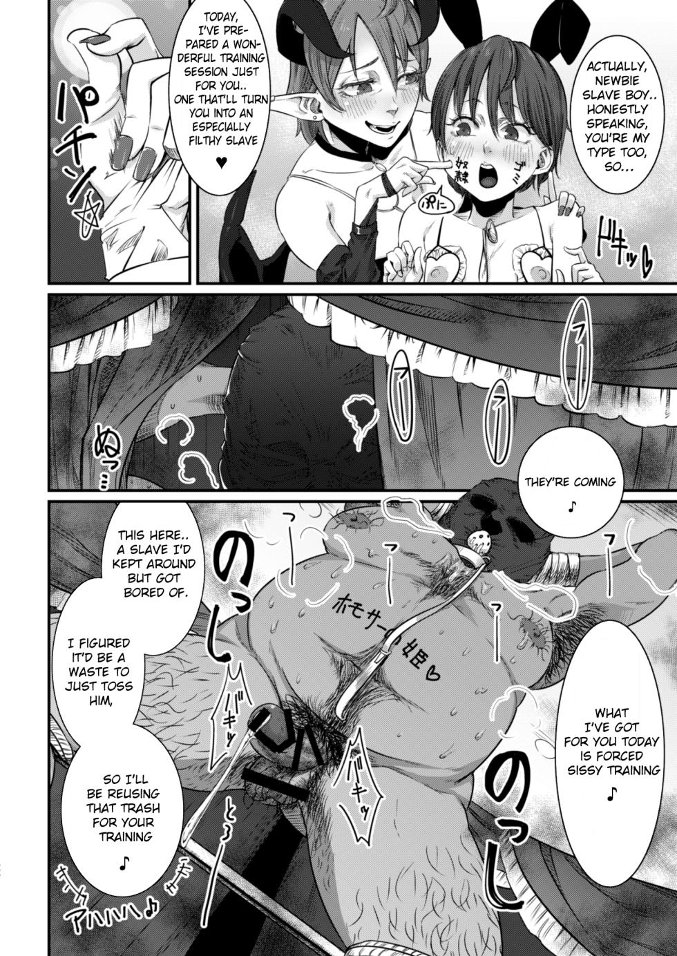 [## (Con Narita)] Dorei Choukyou Inma ~Mazo Dorei no "Boku" ga Byouki Chinpo de Saiteihen ni Otosareru Gata Live~ | Slave Training Succubus ~The Maso Slave "Me" Gets Dropped to Rock Bottom by a Diseased Cock Type Livestream~ [English] - Page 7