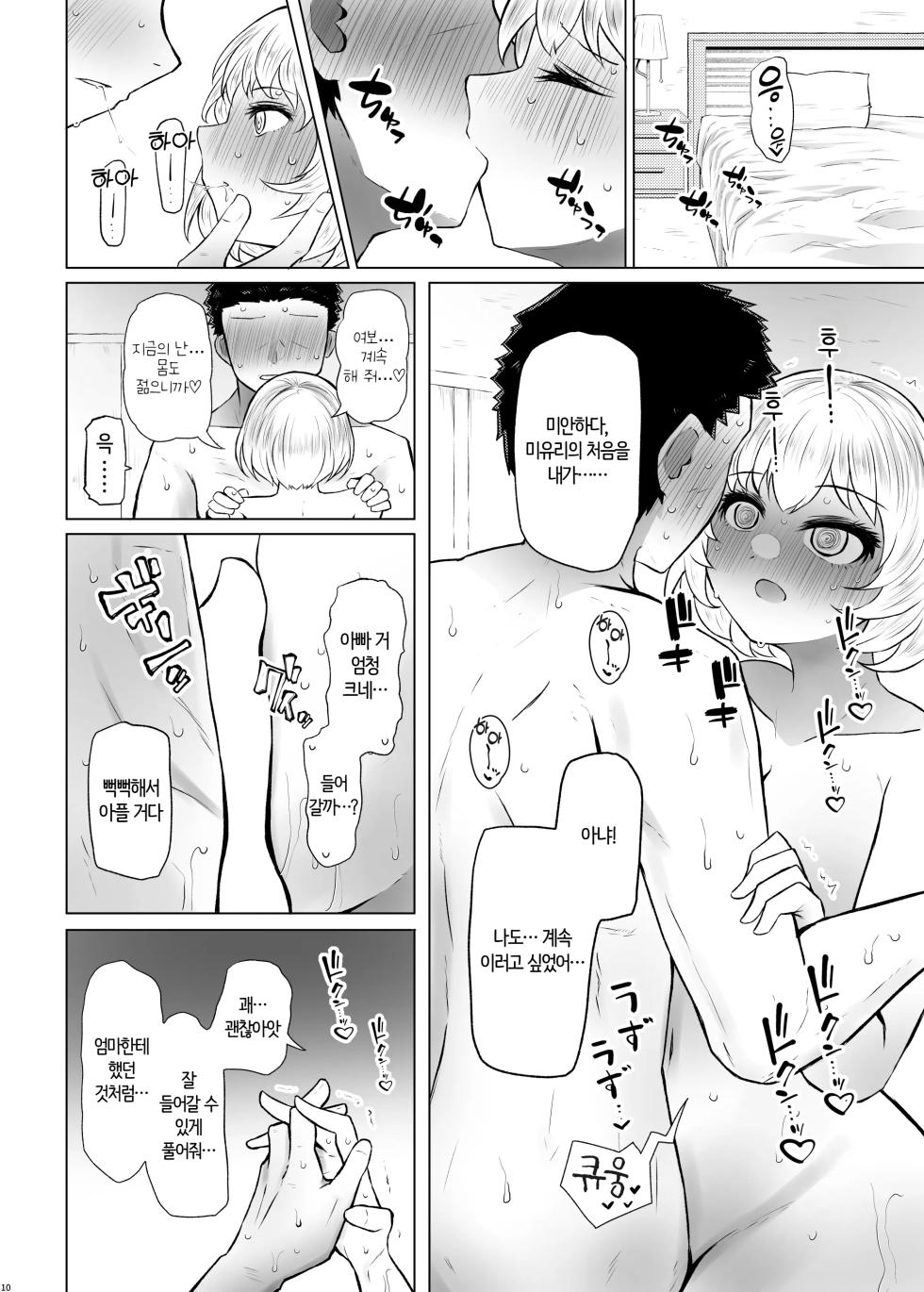 [Furafura Toxin (Arano Oki)] Idensei Shikkan no Risk ga Nai nara Papa to Kozukuri Shite mo Ii yo ne♥ 3 | 유전성 질환의 위험이 없다면 친아빠랑 아이를 만들어도 괜찮겠지♥ 3 [Korean] [AI번역] [Digital] - Page 10