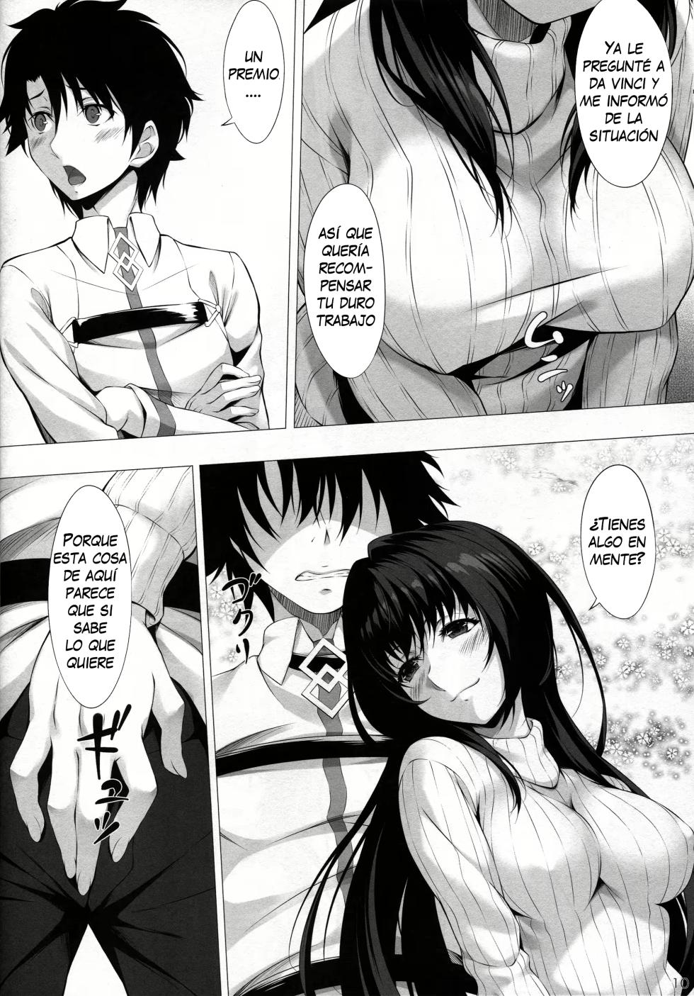 (C94) [Hyakuitishiki (Kurakino Issiki)] Anywhere Door (Fate/Grand Order) [Spanish] - Page 8