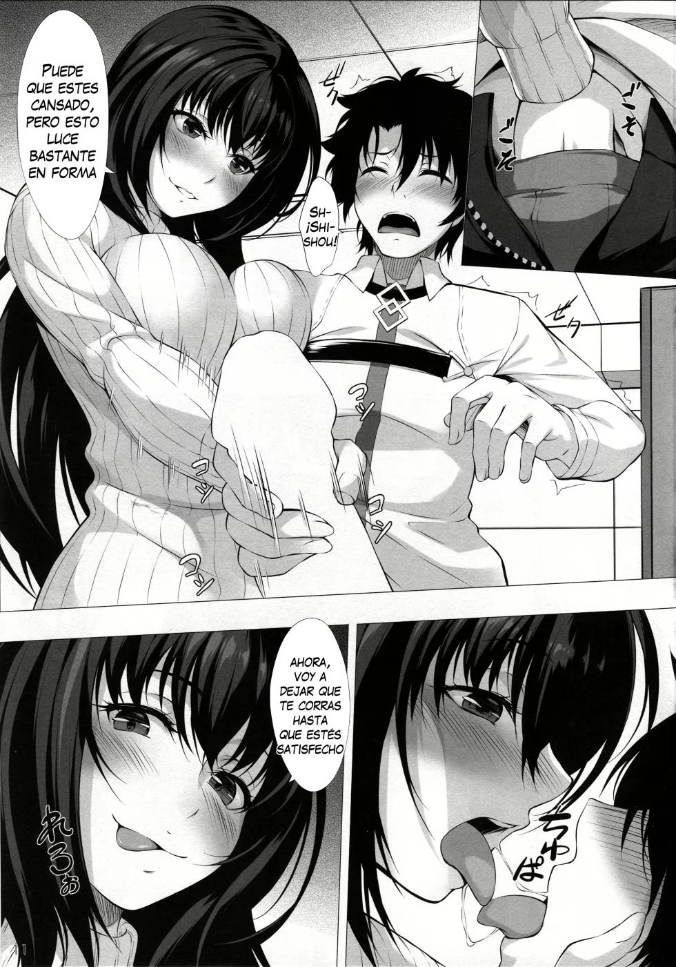 (C94) [Hyakuitishiki (Kurakino Issiki)] Anywhere Door (Fate/Grand Order) [Spanish] - Page 9