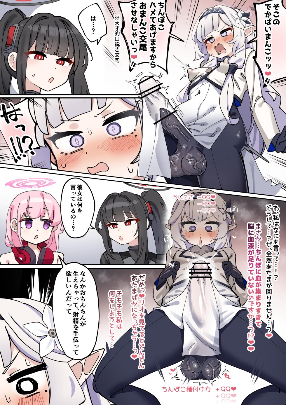 [Zea Lark] Nagachin Karidaka Dekatama Futanari Bishoujo Himari-chan (Blue Archive) - Page 6