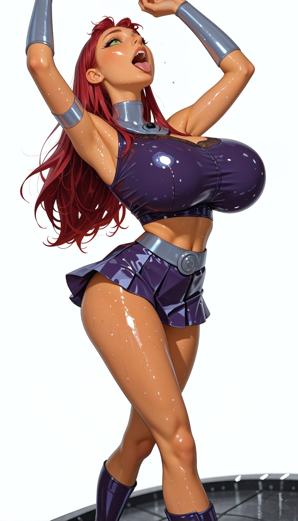 [Lora Art] (AI Generated) - Starfire (Teen Titans) - Page 37