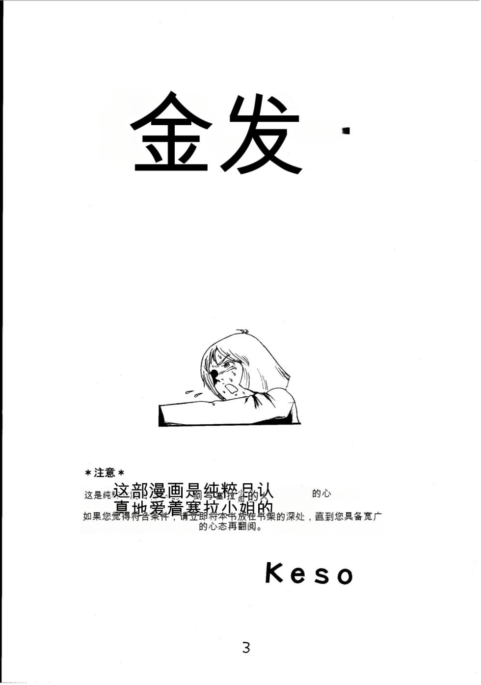 [Skirt Tsuki (keso)] Kin Hair kaitei ban (Mobile Suit Gundam)(机器翻译) - Page 2