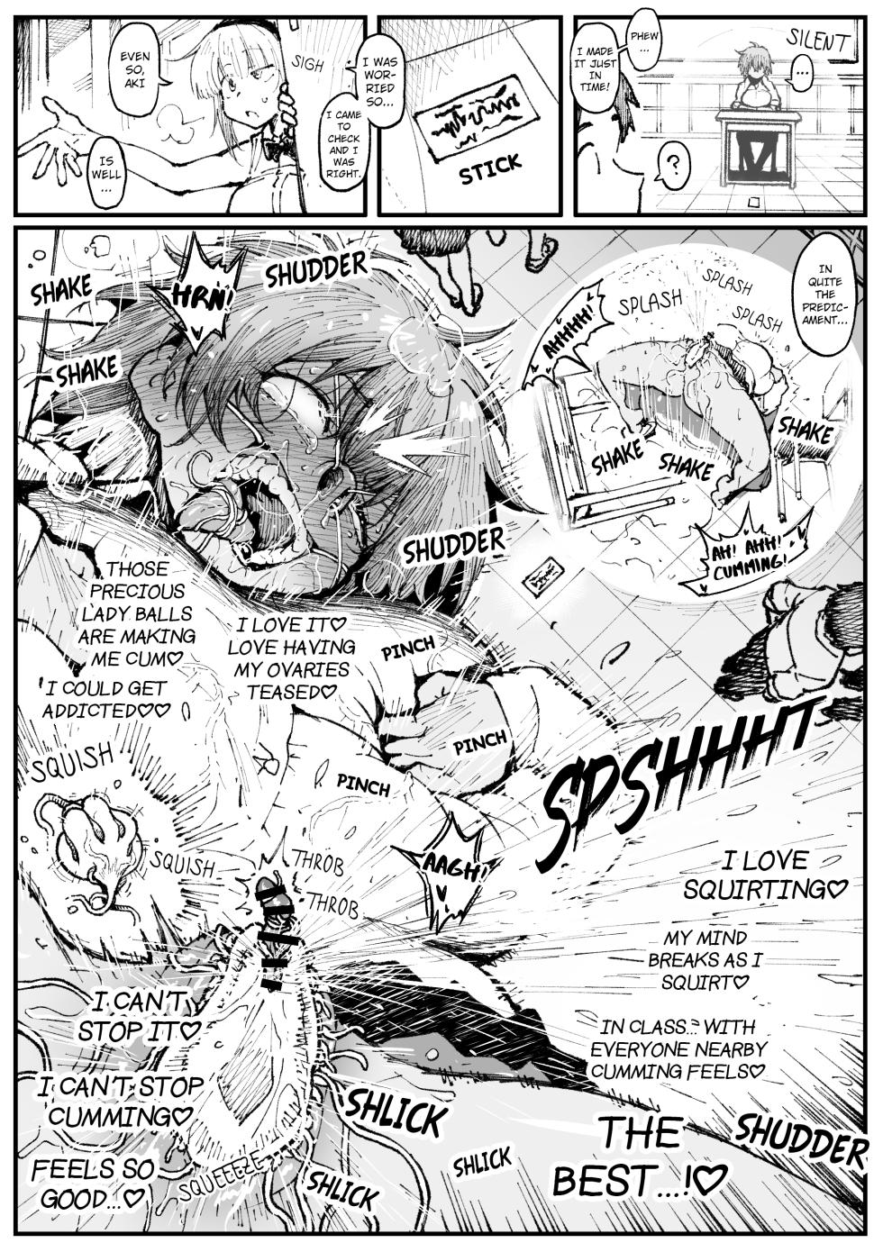 [Ahemaru] Aki gets defeated by a weak insect [English] - Page 9