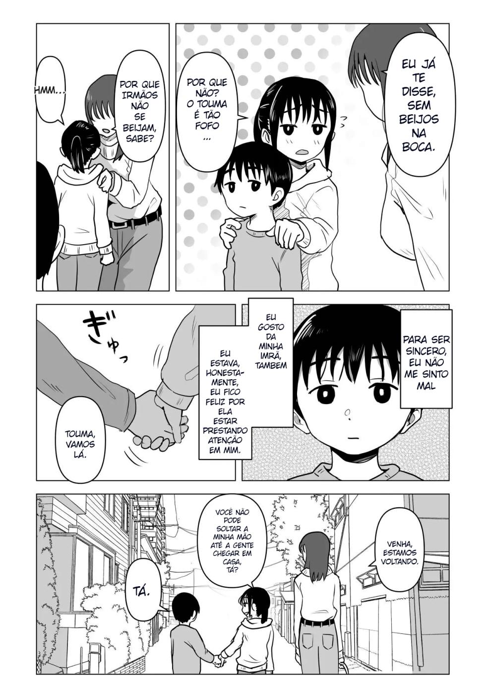 [Mochichimaru] Atarimae Sex ~Ane to Otouto no Nichijou~ | Sexo Cotidiano ~O Dia a Dia de uma Irmã Mais Velha e um Irmão Mais Novo~ [Portuguese-BR] - Page 6