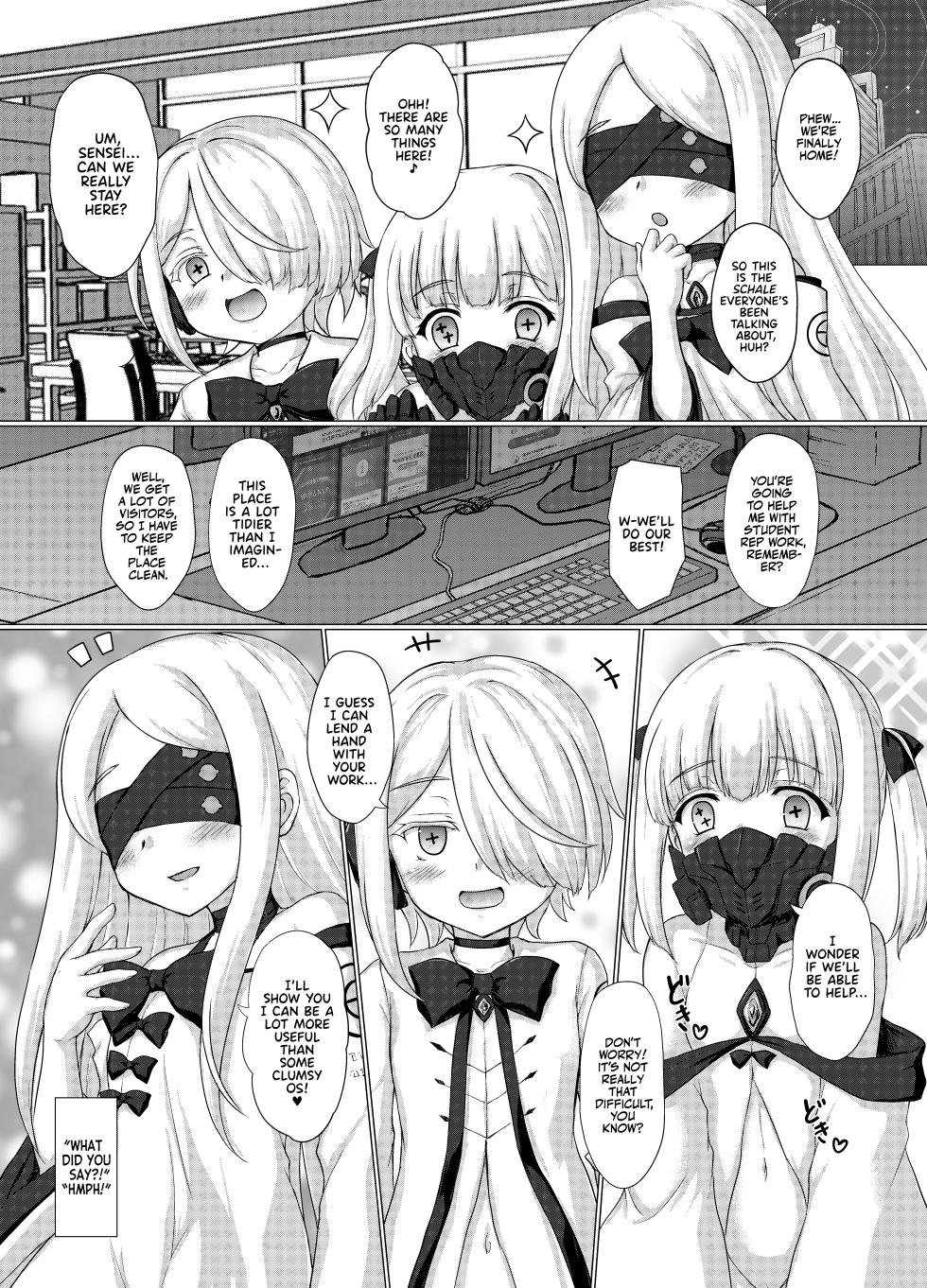 [Newtype Kenkyuujo (Kotowari)] Watashi-tachi, Schale de Osewa ni Narimasu | We Were Adopted by SCHALE! (Blue Archive) [English] [Team Rabu2] [Digital] - Page 6