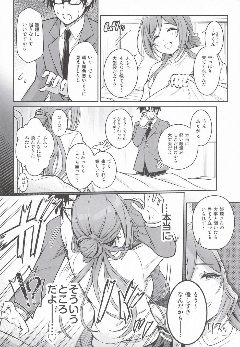 (C107) [tomatohouse-905's room (Momitsu Urabi)] HAMI-OCHI♡. -Fallen Love Star: The Succubus'Sweet Curse- (Gakuen IDOLM@STER) - Page 9