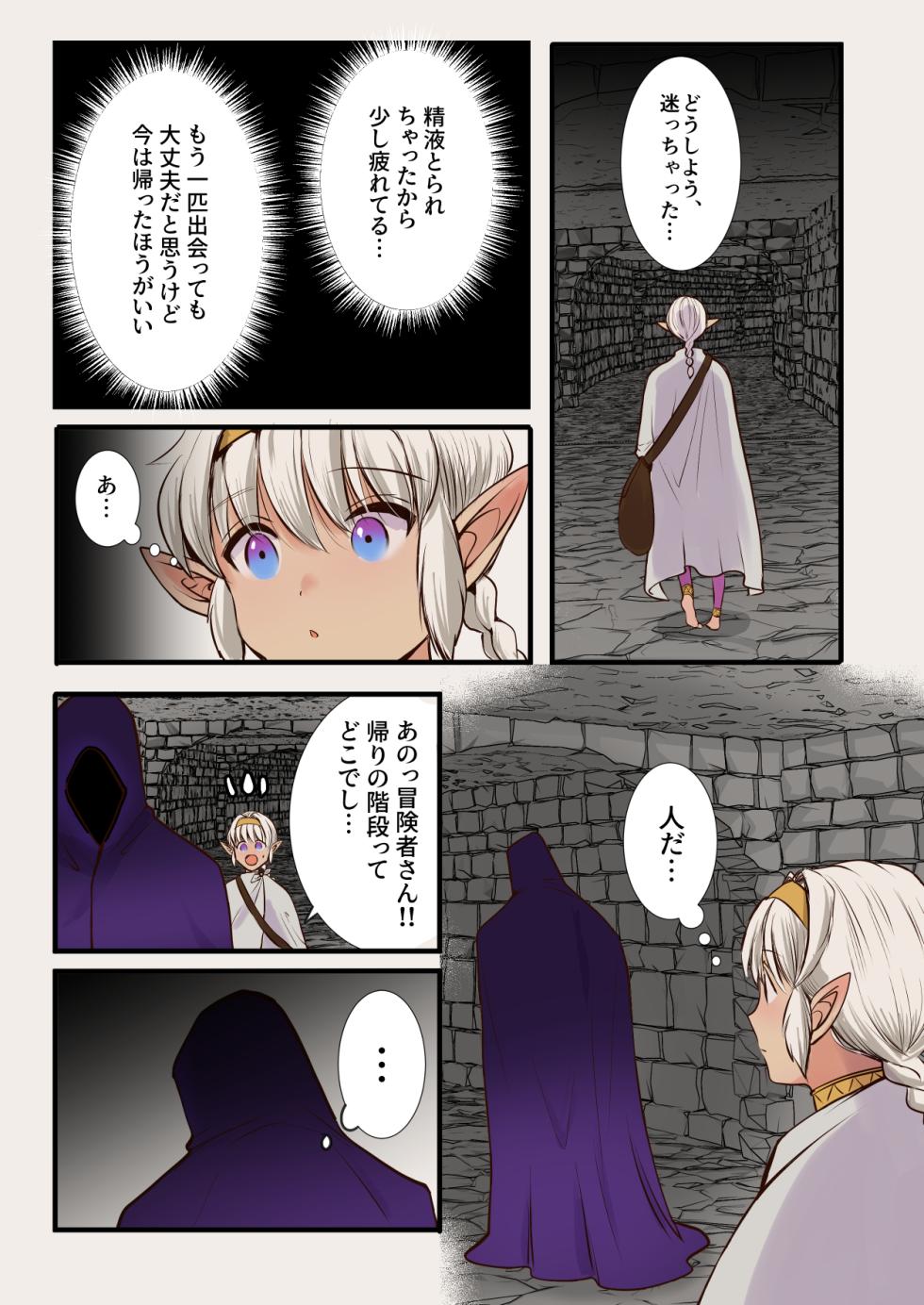 [merrow  (春乃井めめ)]最弱褐色エルフ、モンスターと魔力授与セックスでレベルアップ - Page 24