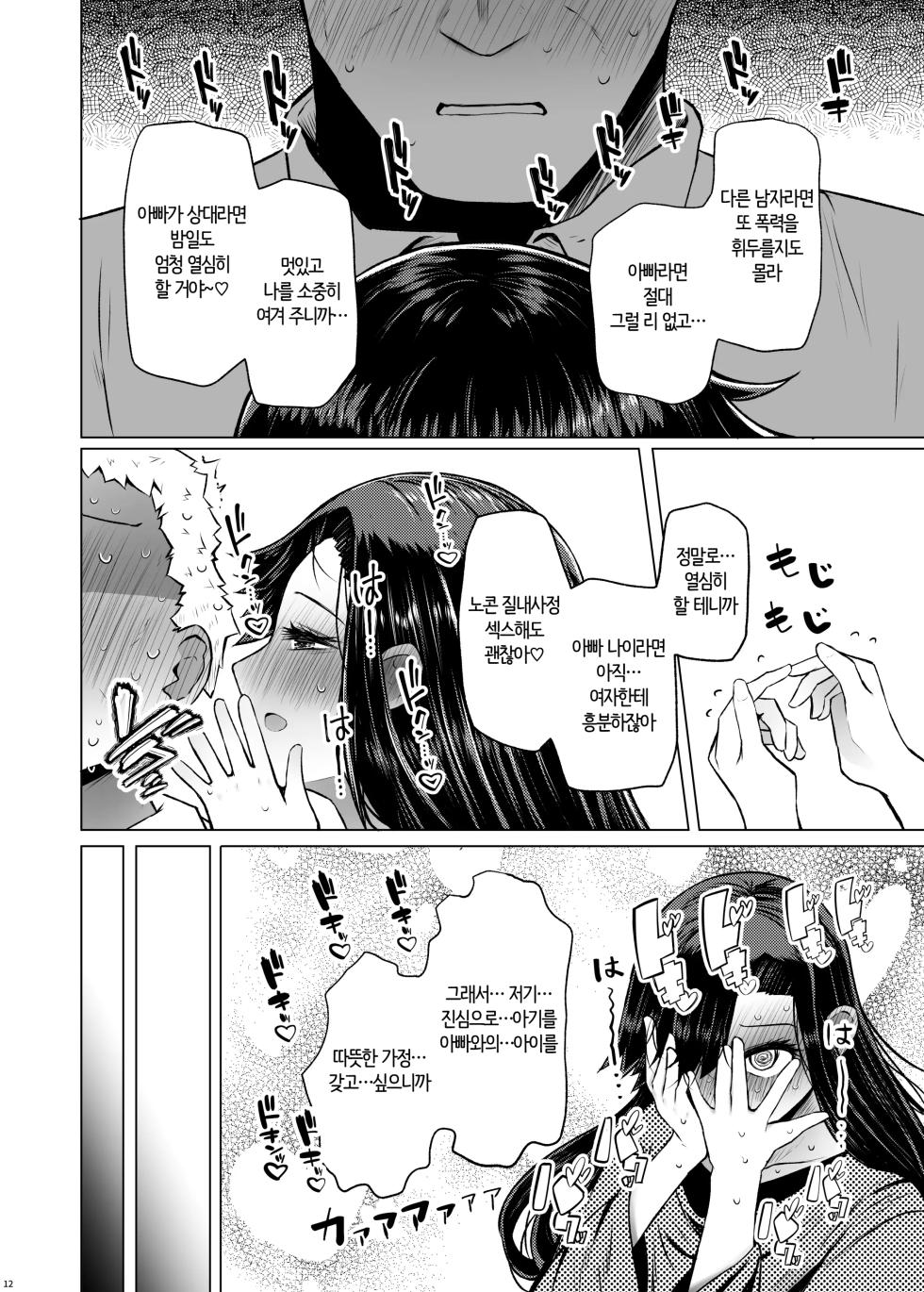 [Furafura Toxin (Arano Oki)] Idensei Shikkan no Risk ga Nai nara Papa to Kozukuri Shite mo Ii yo ne♥ 4 | 유전성 질환의 위험이 없다면 친아빠랑 아이를 만들어도 괜찮겠지♥ 4 [Korean] [AI번역] [Digital] - Page 12