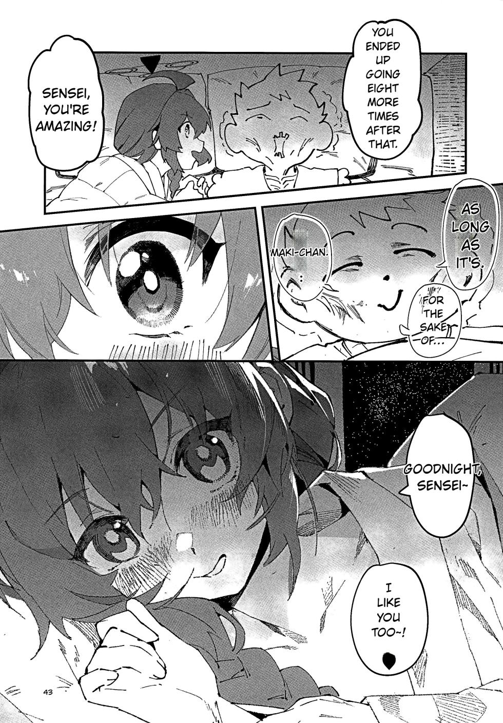 (C107) [Oishii Ko (CM You)] MAKI-CHAN TO ONSEN (Blue Archive) [English] - Page 40