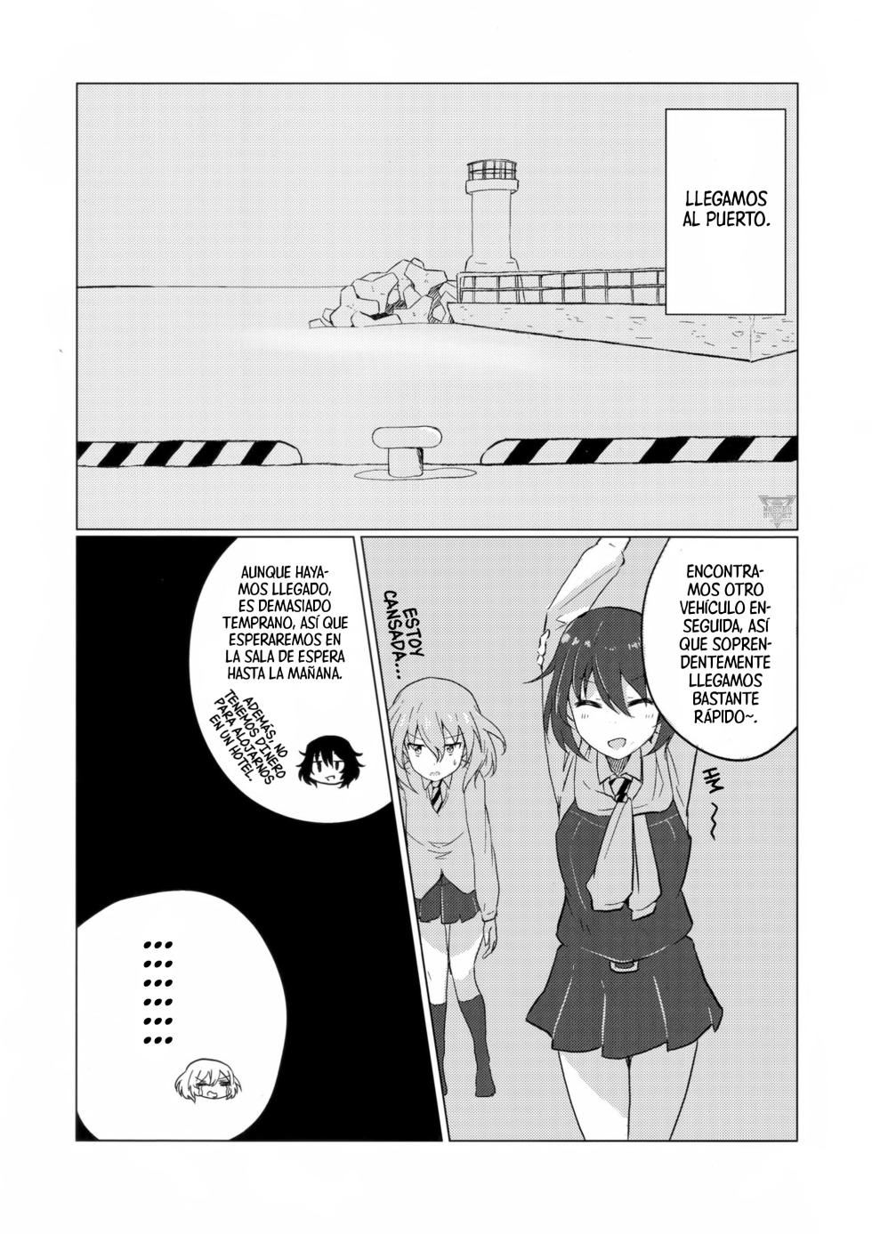 (C95) [Mellowmind (CBGB)] Sekai no Hate made Tsuretette yo | Llévame hasta los confines del mundo (Girls und Panzer) [Spanish] [Mister Nugget] - Page 12