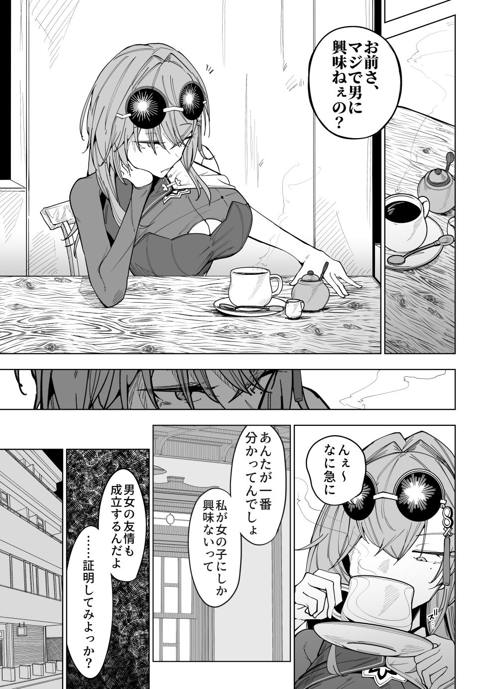 [RiRiRi]男女の友情が成立するのかを証明するために男友だちと一線を越えてしまう春〇麗女 - Page 2