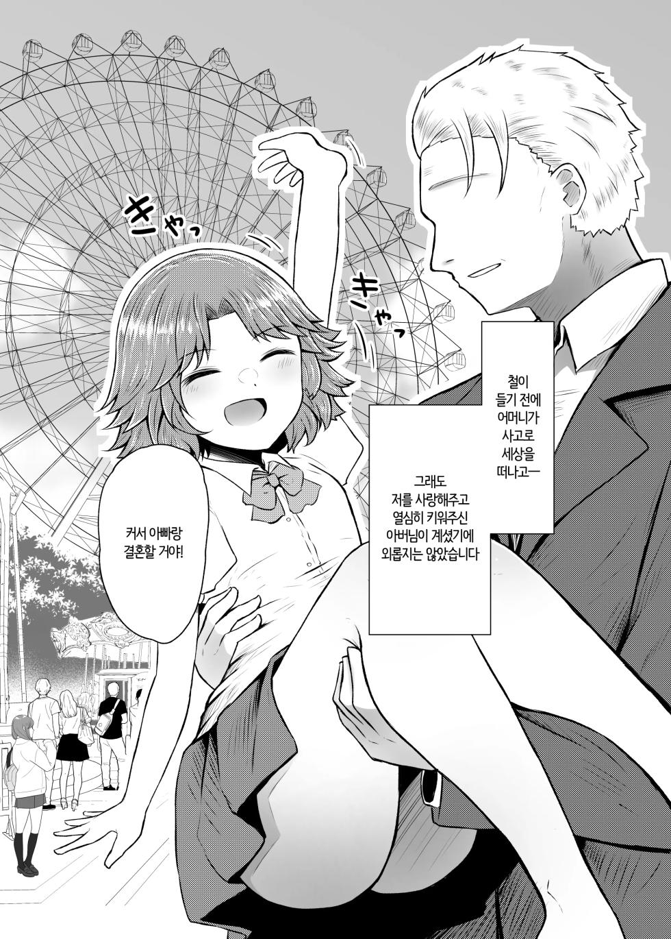[Furafura Toxin (Arano Oki)] Idensei Shikkan no Risk ga Nai nara Papa to Kozukuri Shite mo Ii yo ne♥ 5 | 유전성 질환의 위험이 없다면 친아빠랑 아이를 만들어도 괜찮겠지♥ 5 [Korean] [AI번역] [Digital] - Page 4