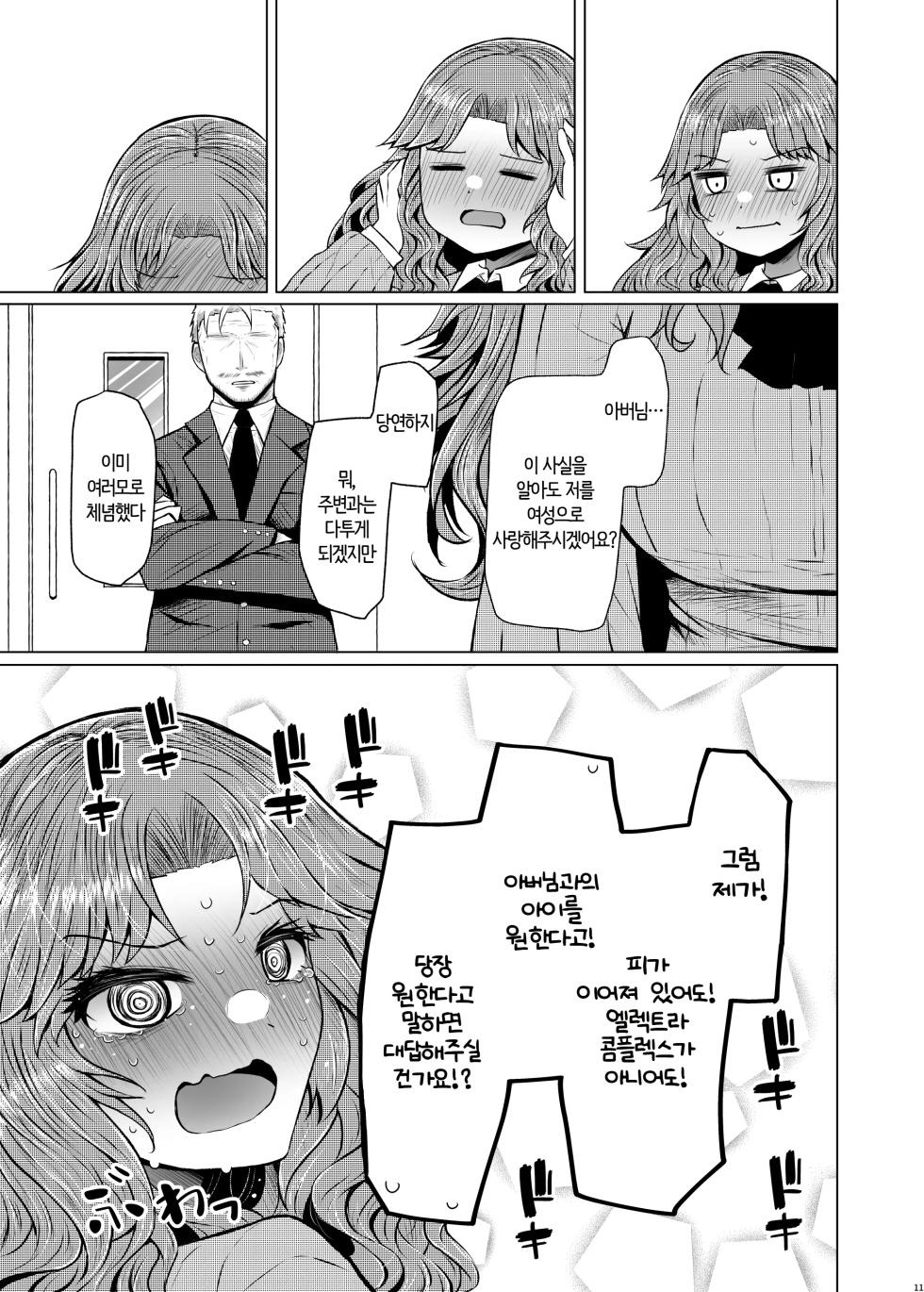 [Furafura Toxin (Arano Oki)] Idensei Shikkan no Risk ga Nai nara Papa to Kozukuri Shite mo Ii yo ne♥ 5 | 유전성 질환의 위험이 없다면 친아빠랑 아이를 만들어도 괜찮겠지♥ 5 [Korean] [AI번역] [Digital] - Page 11