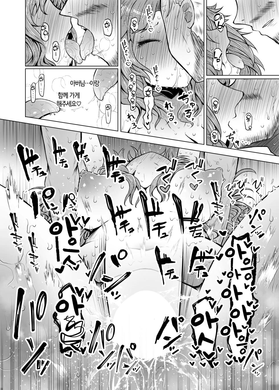 [Furafura Toxin (Arano Oki)] Idensei Shikkan no Risk ga Nai nara Papa to Kozukuri Shite mo Ii yo ne♥ 5 | 유전성 질환의 위험이 없다면 친아빠랑 아이를 만들어도 괜찮겠지♥ 5 [Korean] [AI번역] [Digital] - Page 22