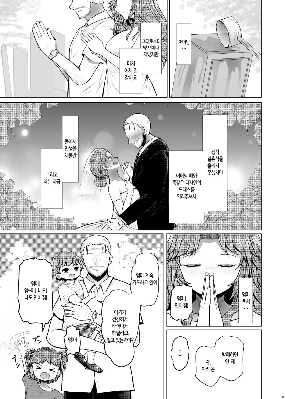 [Furafura Toxin (Arano Oki)] Idensei Shikkan no Risk ga Nai nara Papa to Kozukuri Shite mo Ii yo ne♥ 5 | 유전성 질환의 위험이 없다면 친아빠랑 아이를 만들어도 괜찮겠지♥ 5 [Korean] [AI번역] [Digital] - Page 35