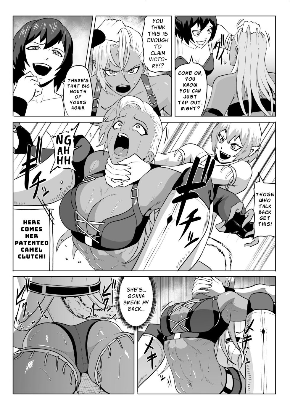 [Haru Tanuki-ya] Golden Wolf Luna Kutsujoku ProWres 1 | Golden Wolf Luna: Humiliating Pro Wresting 1 [English] [ApricotJam] - Page 16