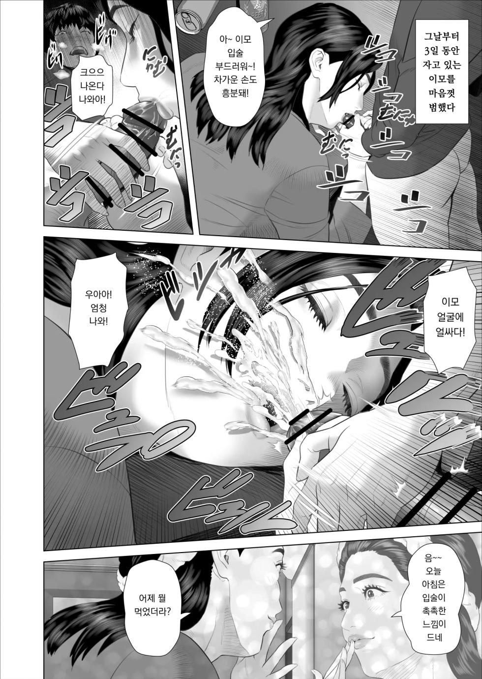 [Hy-dou (Hyji)] Kinjo Yuuwaku Shiro Soubi Oba-san no Himeta,,, 2 - Jakuten Hen | 근녀유혹 백장미 이모의 은밀한… 2 약점 편 [Korean] [도레솔] - Page 4