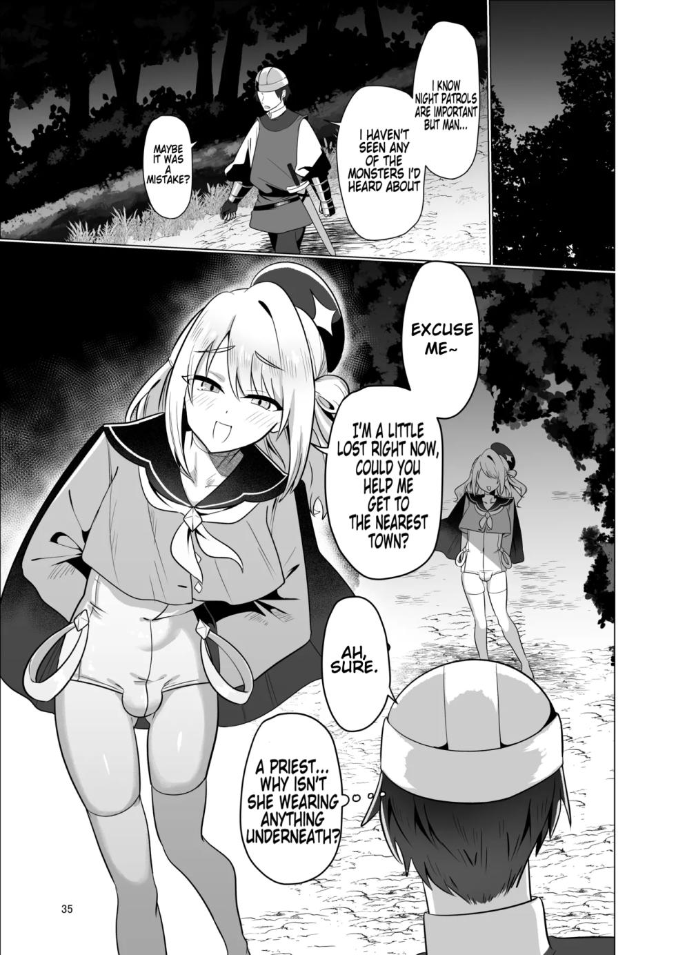 [Nanami no Tabi (Oniru)] Moto Saikyou Yuusha no Fushidara na Inkyo Seikatsu / The Lewd and Indecent Sex Life of the Former Greatest Hero [MTL] - Page 35