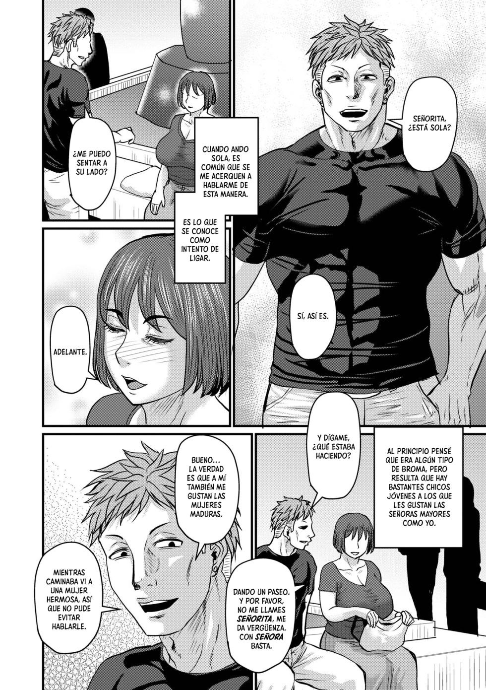 [Jirou] Aru Shufu no Kyuujitsu｜El Día Libre de una Ama de Casa (COMIC Masyo 2026-08) [Spanish] [Daraku Hotel] [Digital] - Page 6