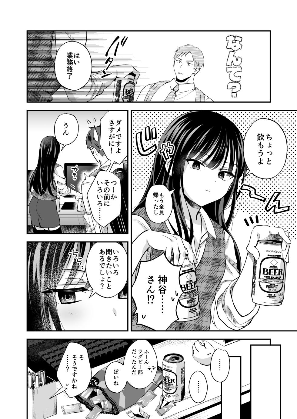 [Yamitsuki Gomakyu (Riku)] Downer OL Mesu Danshi, Erogari Zangyouchuu. [Digital] - Page 8