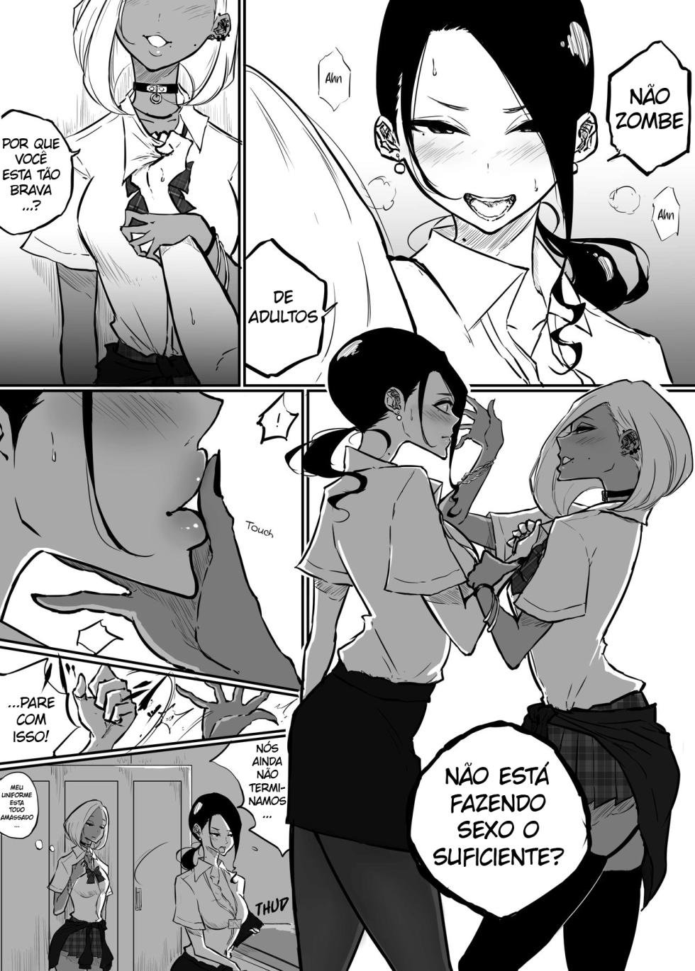 [Sky Dogma (Pandacorya)] Sparta Sensei ga Oshiego no Bitch Gal ni Ecchi na Koto Sareru Hanashi | The Story of a Strict Teacher Who Got Fucked by Her Gyaru Bitch Student [Portuguese-BR] - Page 6