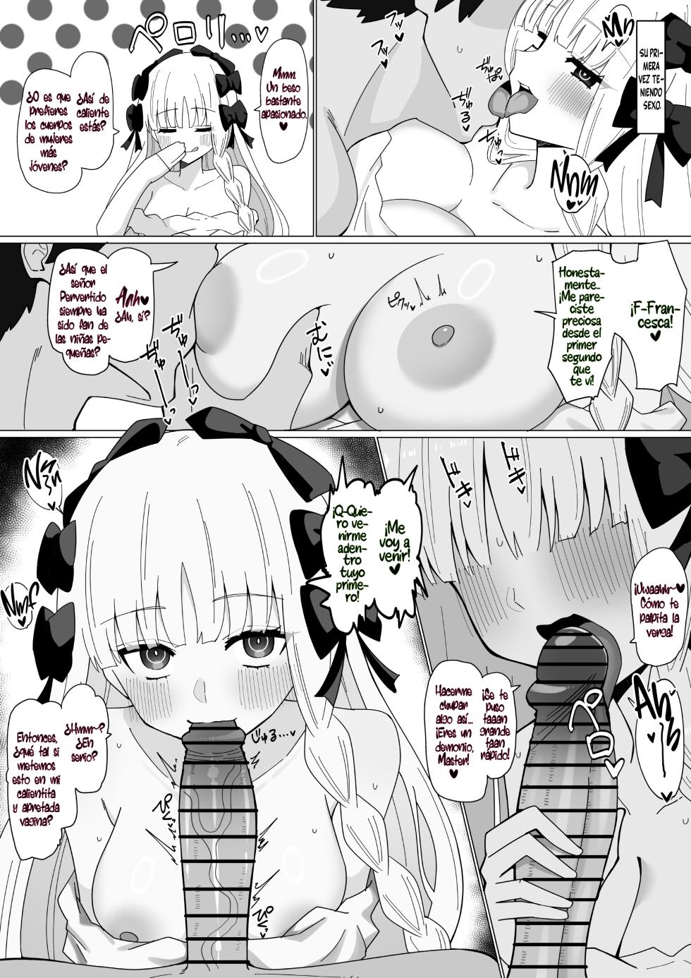 [4UU] Francesca to Kizuna MAX ni Naru Hanashi | Una historia sobre cómo llegar al máximo Bond con Francesca❤︎ (Fate/Grand Order) [Spanish] [ToniRapsody] [Digital] - Page 2