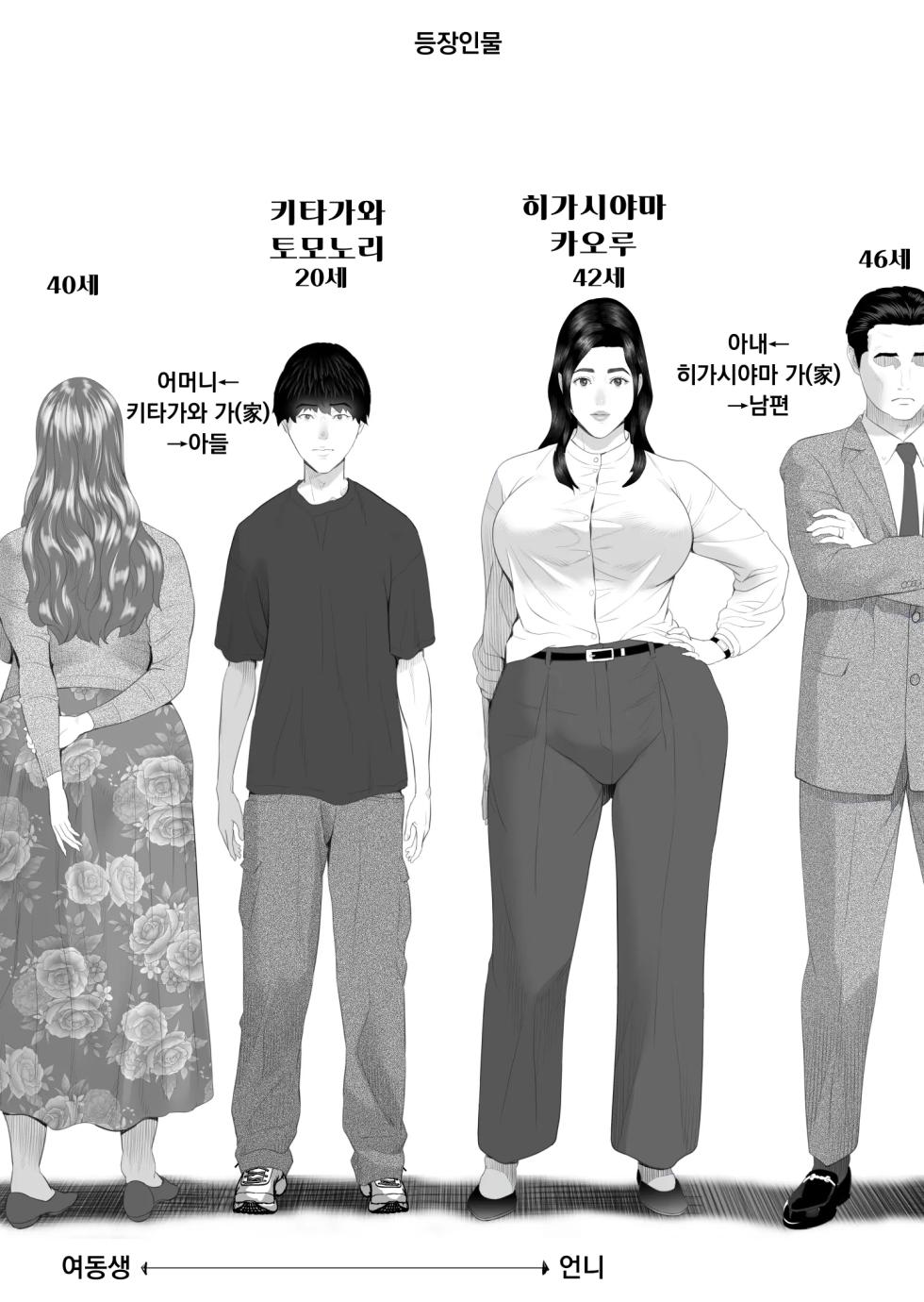 [Hy-dou (Hyji)] Kinjo Yuuwaku Shiro Soubi Oba-san no Himeta,,, 4 Honsho-hen | 근녀유혹 백장미 이모의 은밀한…4 본성 편 [Korean] - Page 2