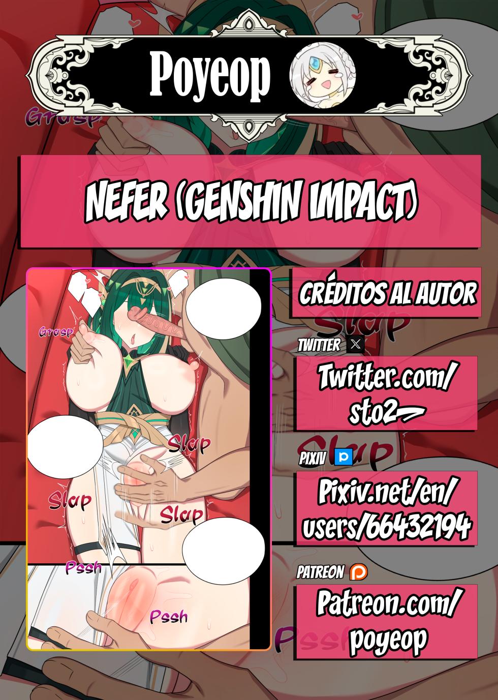[Poyeop] Nefer (Genshin Impact) [ReisZzz] [Spanish] [Sin Censura] - Page 2