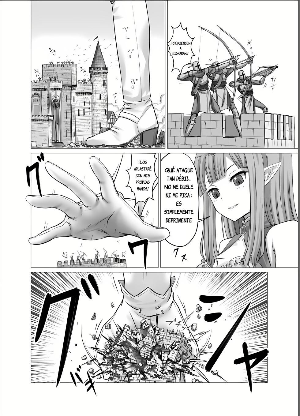 [Ashurame Gajoh (Hakuto)] Contraataque de los Gigantes (El planeta de la misteriosa chica gigante) [Spanish] [Digital] - Page 8