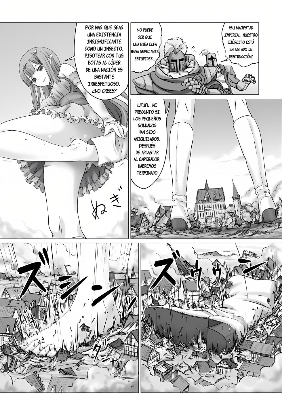 [Ashurame Gajoh (Hakuto)] Contraataque de los Gigantes (El planeta de la misteriosa chica gigante) [Spanish] [Digital] - Page 15